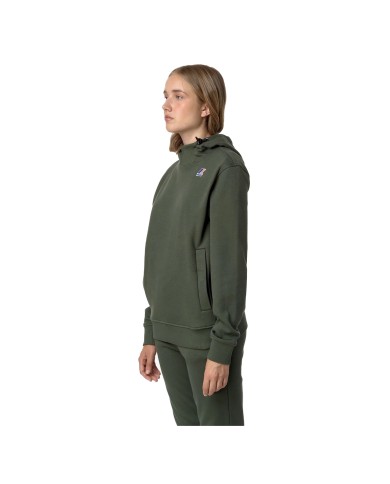 K-WAY FELPA UOMO LE VRAI DURANCE HV POLY GREEN BLACKISH K3123QW CO