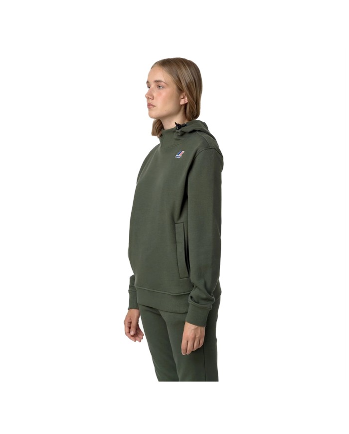 K-WAY FELPA UOMO LE VRAI DURANCE HV POLY GREEN BLACKISH K3123QW CO