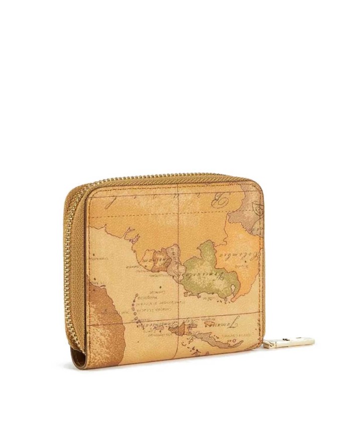 ALVIERO MARTINI PORTAFOGLIO PICCOLO HERITAGE GEO AROUND ZIP  TABACCO  125
