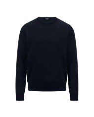 K-WAY FELPA UOMO SEBASTIEN MERINO BLUE DEPHT K6113BW CO