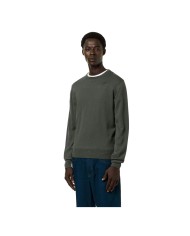 K-WAY FELPA UOMO SEBASTIEN MERINO GREEN BLACKISH K6113BW CO