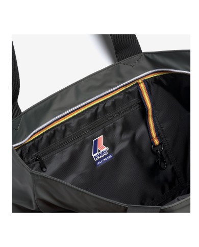 K-WAY BORSA DONNA TOTE BAG CLERE GREEN BLACKISH K7127MW CO