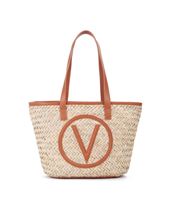 VALENTINO MARIO SHOPPING BAG SAMUELA NATURALE/CUOIO 125