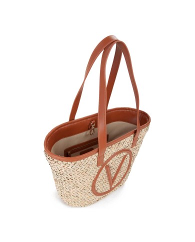 VALENTINO MARIO SHOPPING BAG SAMUELA NATURALE/CUOIO 125