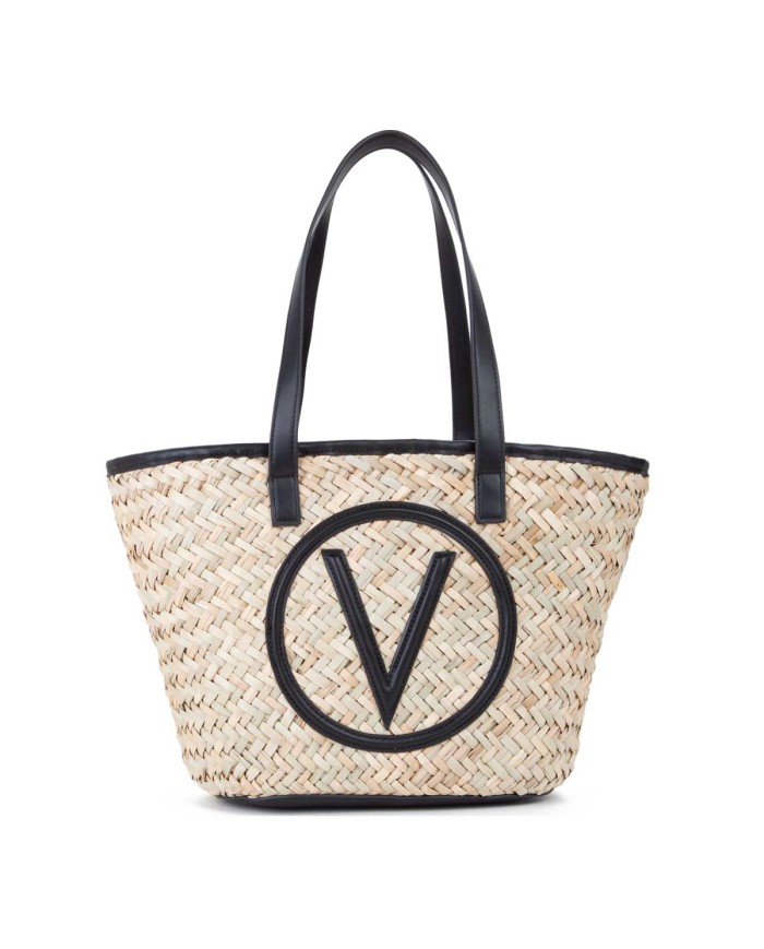 VALENTINO MARIO SHOPPING BAG SAMUELA NATURALE/NERO 125