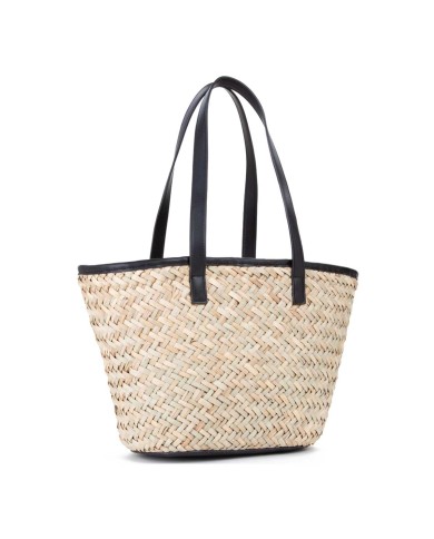 VALENTINO MARIO SHOPPING BAG SAMUELA NATURALE/NERO 125