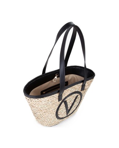 VALENTINO MARIO SHOPPING BAG SAMUELA NATURALE/NERO 125