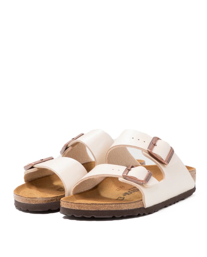 BIRKENSTOCK SANDALO DONNA ARIZONA GRACEFUL PERL WHITE 1009921 CO