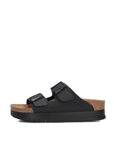 BIRKENSTOCK SANDALO DONNA ARIZONA PLATFORM BLACK 1027395 CO
