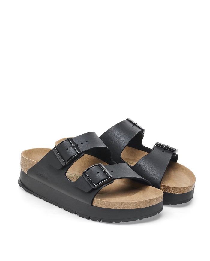 BIRKENSTOCK SANDALO DONNA ARIZONA PLATFORM BLACK 1027395 CO