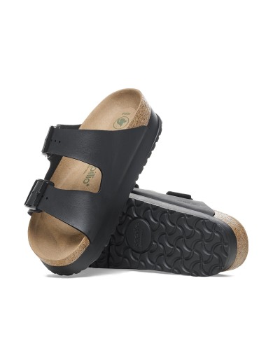 BIRKENSTOCK SANDALO DONNA ARIZONA PLATFORM BLACK 1027395 CO