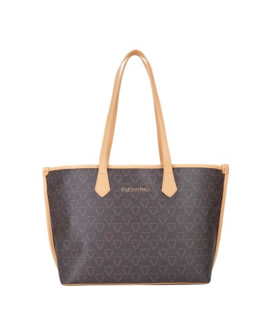 VALENTINO MARIO SHOPPING BAG LADY RE MORO/NATURALE  125