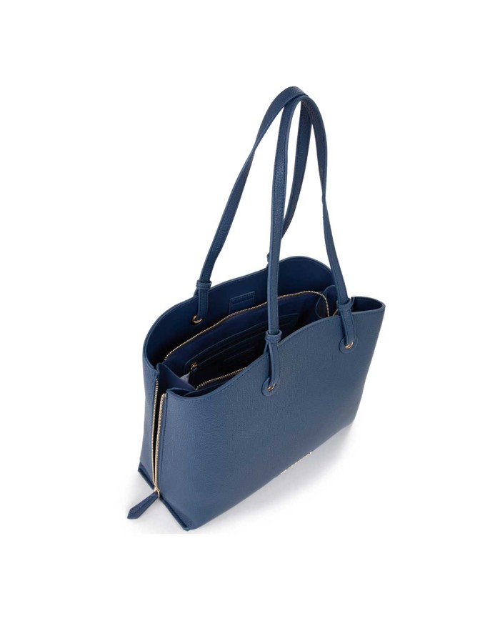 VALENTINO MARIO SHOPPING BAG SALLIE RE BLU 125