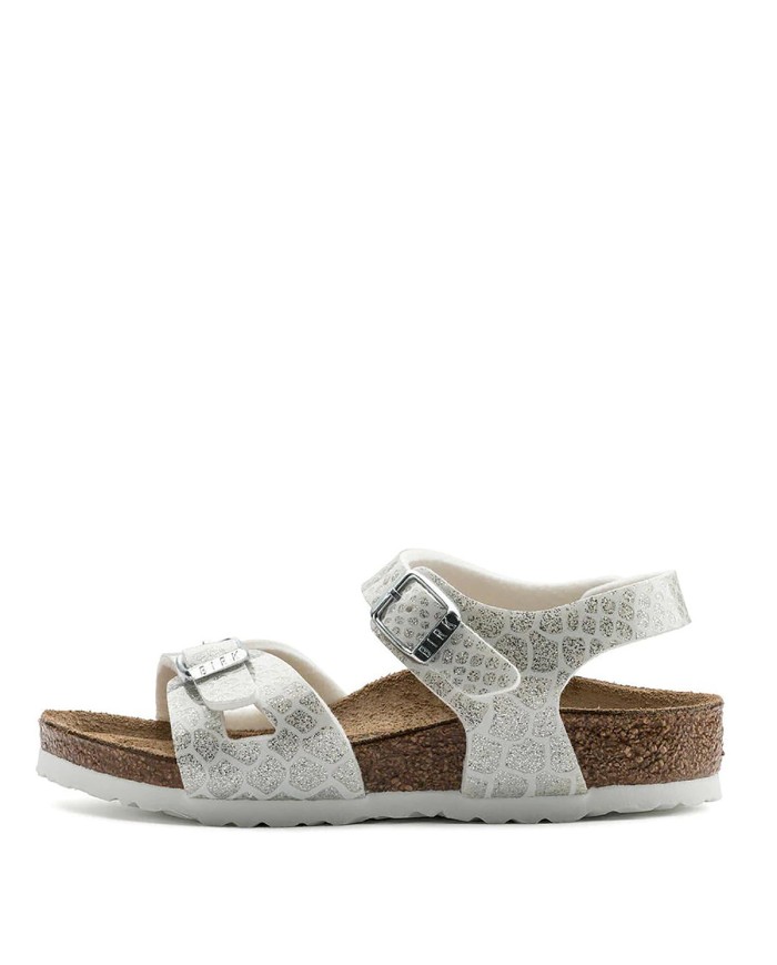 BIRKENSTOCK SANDALO BIMBA RIO KIDS MAGIC WHITE 1008286