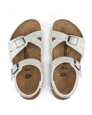 BIRKENSTOCK SANDALO BIMBA RIO KIDS MAGIC WHITE 1008286
