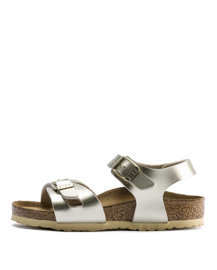 BIRKENSTOCK SANDALO BIMBA RIO KIDS ELETTRIC METALLIC GOLD 1014829