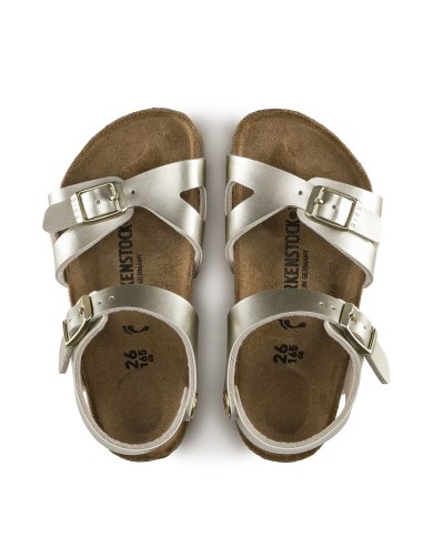 BIRKENSTOCK SANDALO BIMBA RIO KIDS ELETTRIC METALLIC GOLD 1014829