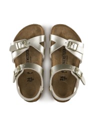 BIRKENSTOCK SANDALO BIMBA RIO KIDS ELETTRIC METALLIC GOLD 1014829