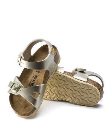 BIRKENSTOCK SANDALO BIMBA RIO KIDS ELETTRIC METALLIC GOLD 1014829