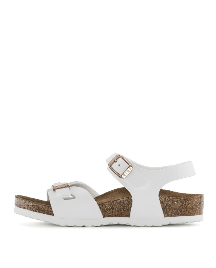 BIRKENSTOCK SANDALO BIMBA RIO KIDS WHITE 1024374