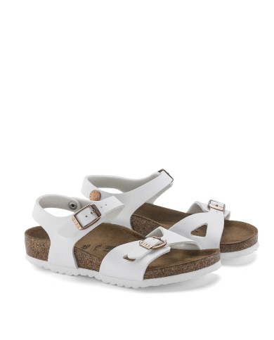 BIRKENSTOCK SANDALO BIMBA RIO KIDS WHITE 1024374