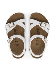 BIRKENSTOCK SANDALO BIMBA RIO KIDS WHITE 1024374