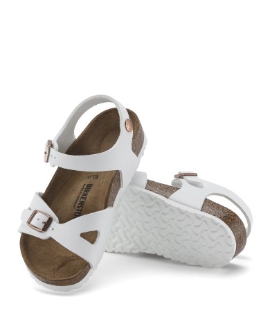 BIRKENSTOCK SANDALO BIMBA RIO KIDS WHITE 1024374