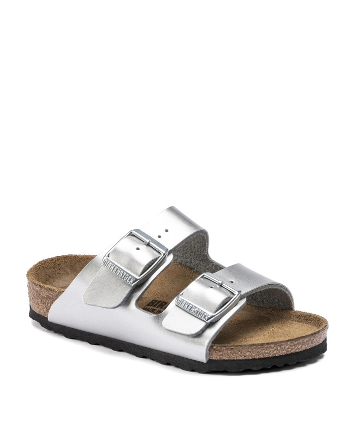 BIRKENSTOCK SANDALO BIMBA ARIZONA KIDS ELECTRIC SILVER 1019400