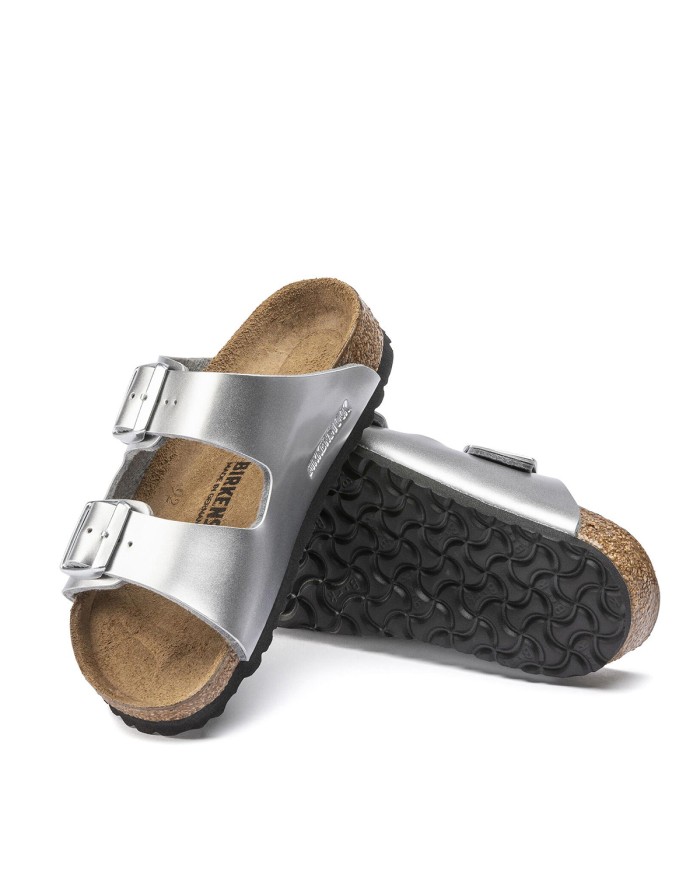 BIRKENSTOCK SANDALO BIMBA ARIZONA KIDS ELECTRIC SILVER 1019400