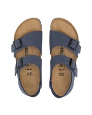 BIRKENSTOCK SANDALO BIMBO NEW YORK KIDS NUBUCK NAVY 087773