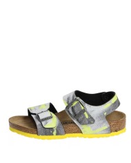BIRKENSTOCK SANDALO BIMBO NEW YORK CITY KIDS CAMOUFLAGE YELLOW 1003229