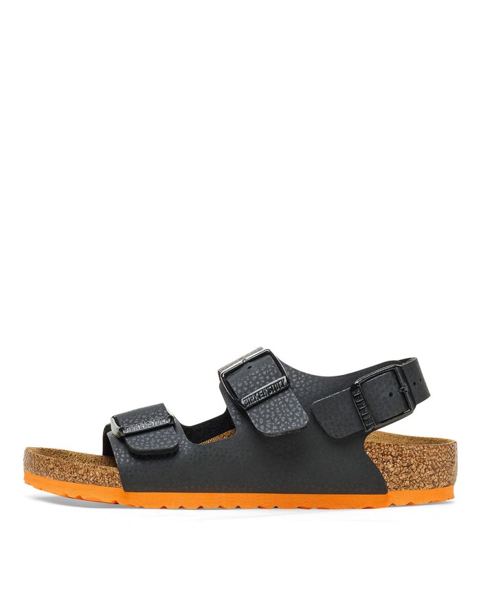 BIRKENSTOCK SANDALO BIMBO MILANO KIDS DESERT BLACK 1026878