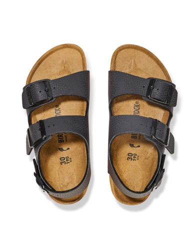 BIRKENSTOCK SANDALO BIMBO MILANO KIDS DESERT BLACK 1026878
