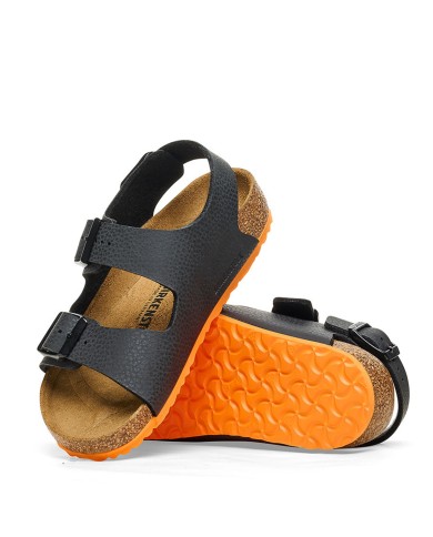 BIRKENSTOCK SANDALO BIMBO MILANO KIDS DESERT BLACK 1026878