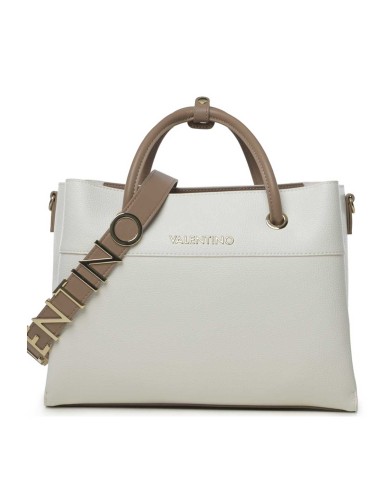 VALENTINO MARIO HAND BAG CON TRACOLLA ALEXIA BIANCO/CUOIO 125