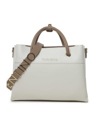 VALENTINO MARIO HAND BAG CON TRACOLLA ALEXIA BIANCO/CUOIO 125