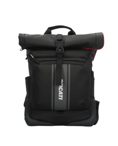 PIQUADRO X DUCATI ZAINO UOMO BACKPACK ROLL SPORTIVO NERO CA6291C2OWD 125