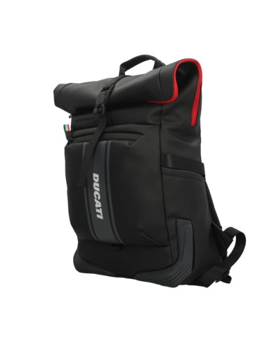 PIQUADRO X DUCATI ZAINO UOMO BACKPACK ROLL SPORTIVO NERO CA6291C2OWD 125