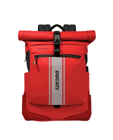PIQUADRO X DUCATI ZAINO UOMO BACKPACK ROLL SPORTIVO ROSSO CA6291C2OWD 125