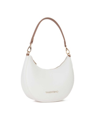 VALENTINO MARIO HOBO BAG ALEXIA CON TRACOLLA  BIANCO/CUOIO  125