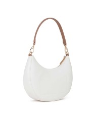 VALENTINO MARIO HOBO BAG ALEXIA CON TRACOLLA  BIANCO/CUOIO  125