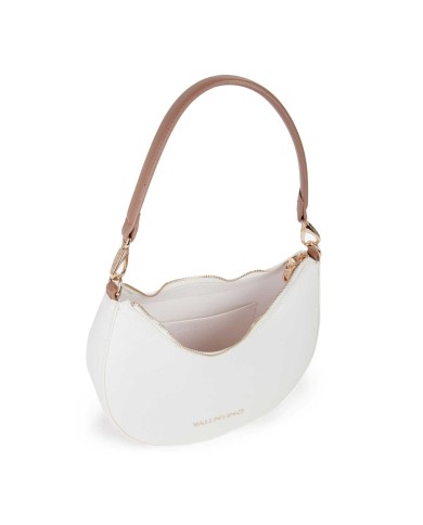 VALENTINO MARIO HOBO BAG ALEXIA CON TRACOLLA  BIANCO/CUOIO  125