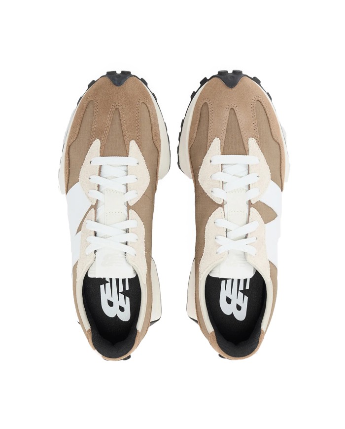 NEW BALANCE SNEAKERS UNISEX IN SUEDE MESH MUSHROOM U327BC 125