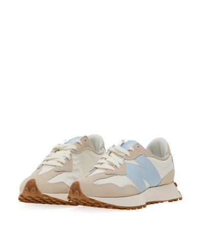 NEW BALANCE SNEAKERS DONNA IN SUEDE E NYLON LIGHT BLUE  WS327FTA 125