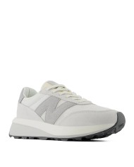 NEW BALANCE SNEAKERS UOMO SUEDE MESH OFF WHITE GREY U370AA 125