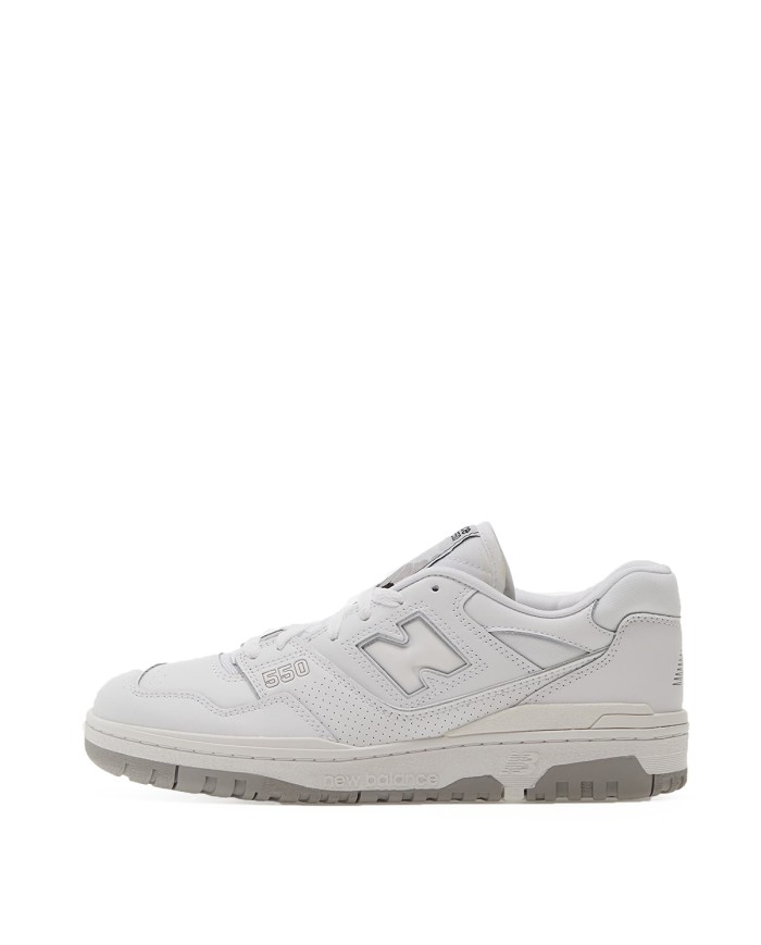 NEW BALANCE SNEAKERS UOMO LTZ ALL WHITE BB550PB1 224