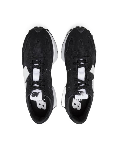 NEW BALANCE SNEAKERS UOMO TEXTILE BLACK CON WHITE MS327CBW 224