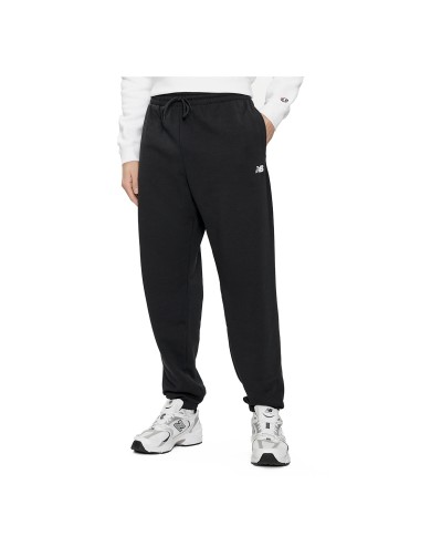 NEW BALANCE PANTALONI SPORTIVI UOMO FRENCH TERRY JOGGER BLACK MP41519BK 125