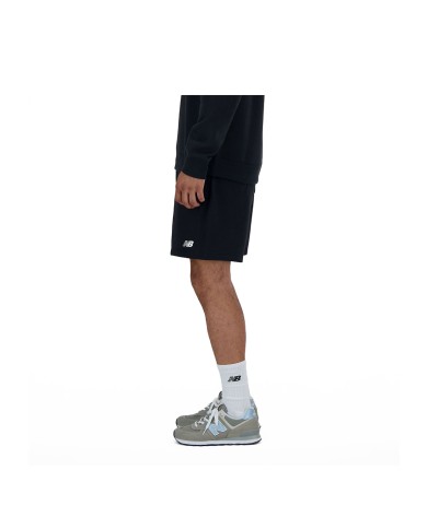 NEW BALANCE BERMUDA SPORTIVI UOMO FRENCH TERRY SHORT SMALL LOGO BLACK MS41520BK 125