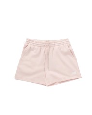 NEW BALANCE BERMUDA SPORTIVI DONNA ESSENTIALS FRENCH TERRY SHORT SMALL LOGO ROSE SUGAR WS41500RSG 125